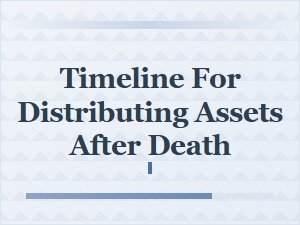 When Assets Are Distributed After Death